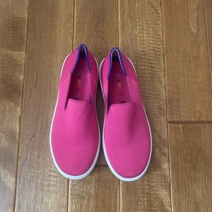 Kids Rothy’s Sneaker, size 2, pink